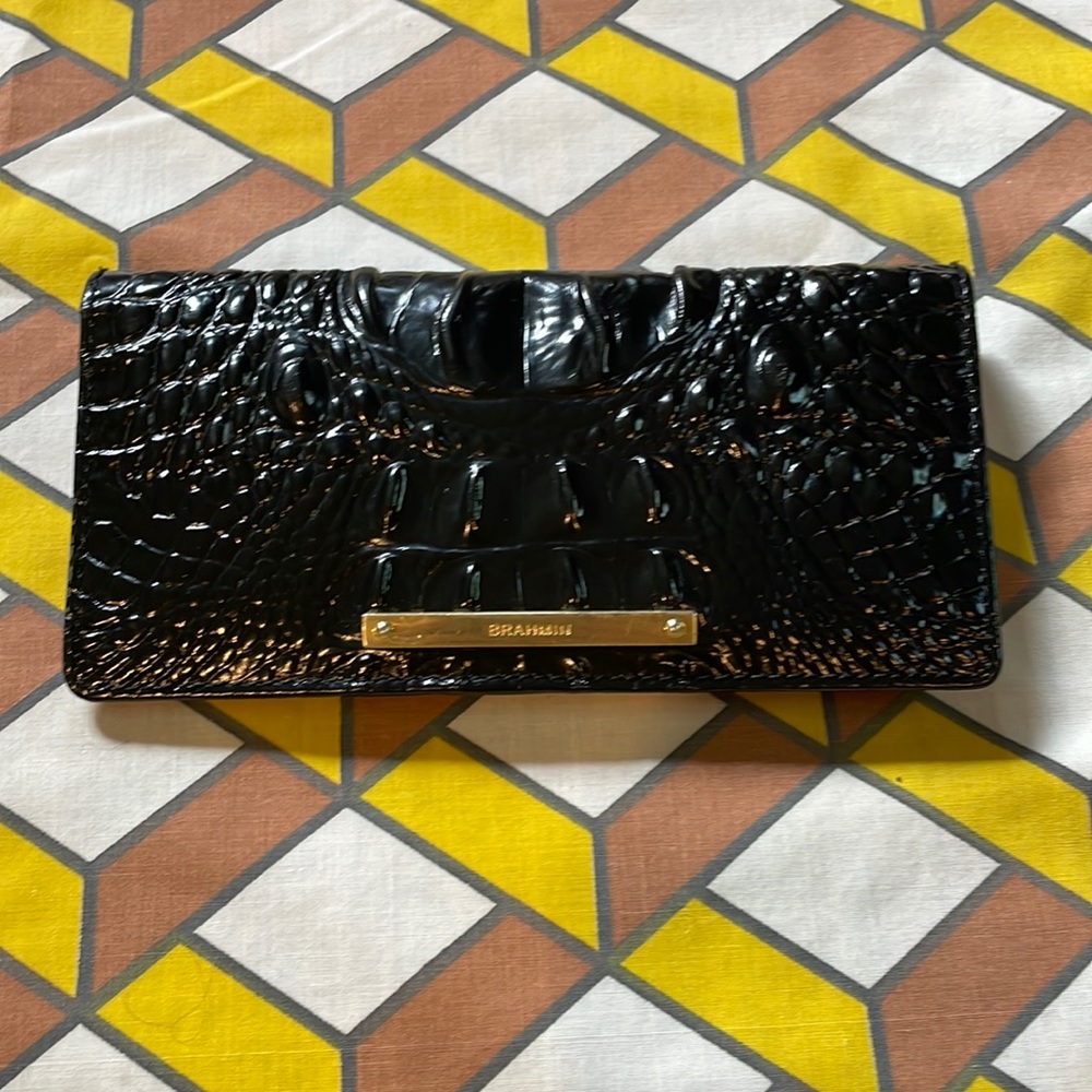 Brahmin Black ADY Wallet EUC